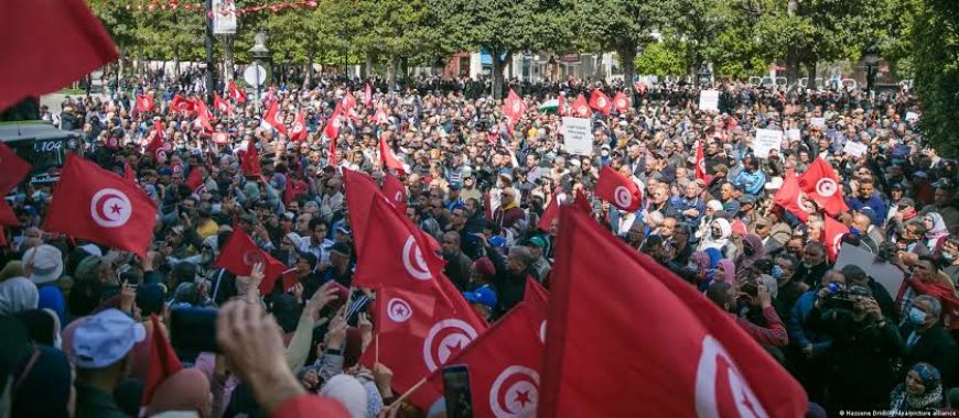 مظاهرات جديدة في تونس ضد سياسات الرئيس قيس سعيد