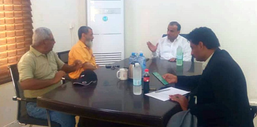 نائب المدير التنفيذي لشركة النفط يتفقد سير العمل والمشاريع بمنشاة البريقة 