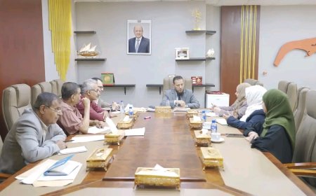 محافظ عدن يناقش مع اللجنة الوطنية للتحقيق في ادعاءات انتهاكات حقوق الإنسان سبل التعاون المشترك