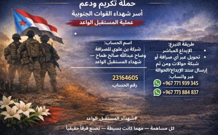 إطلاق حملة تبرعات لدعم أسر شهداء “عملية المستقبل الواعد”