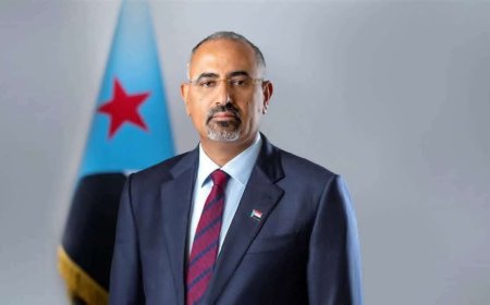 برقية تعزية ومواساة بعث بها الرئيس (الزُبيدي) في وفاة المناضل (عبدالقوي الشعبي )