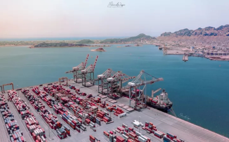 ميناء عدن يعود للعمل بكامل طاقته مع تسارع عمليات الشحن والتفريغ