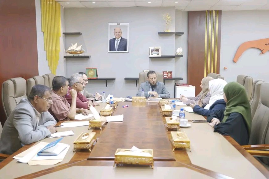 محافظ عدن يناقش مع اللجنة الوطنية للتحقيق في ادعاءات انتهاكات حقوق الإنسان سبل التعاون المشترك