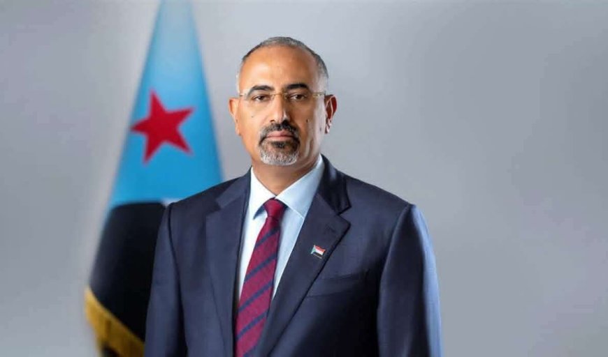 برقية تعزية ومواساة بعث بها الرئيس (الزُبيدي) في وفاة المناضل (عبدالقوي الشعبي )