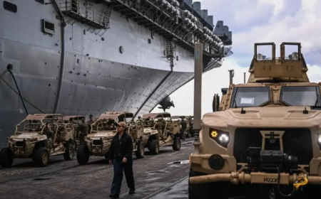 تعزيزات عسكرية أميركية في طريقها للشرق الأوسط.. 2200 جندي من المارينز ومقاتلات F-35 وطائرات أوسبري