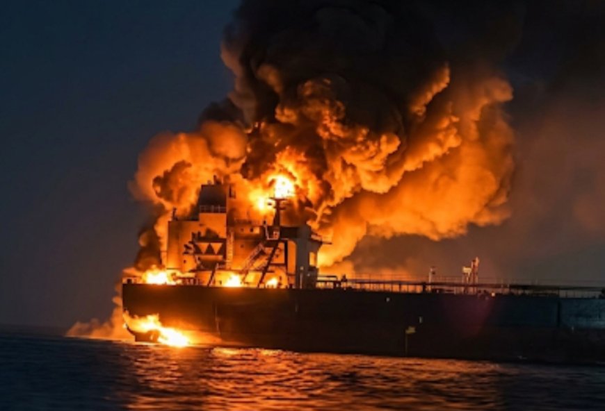 استهداف ناقلتي وقود في المياه الإقليمية العراقية وعملية إنقاذ واسعة للبحارة