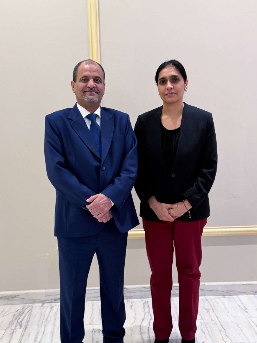 اللواء شلال شايع يبحث مع سفيرة المملكة المتحدة تعزيز التعاون الأمني وتنسيق الجهود الدولية لمكافحة الإرهاب